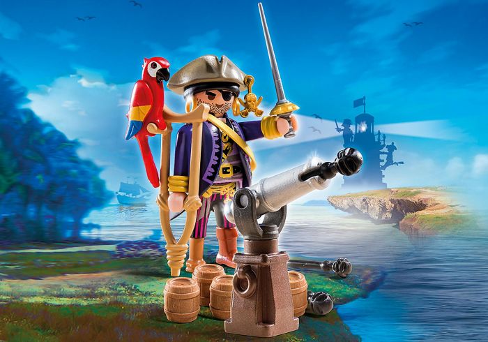 Capitanul pirat, Playmobil, 4 ani+