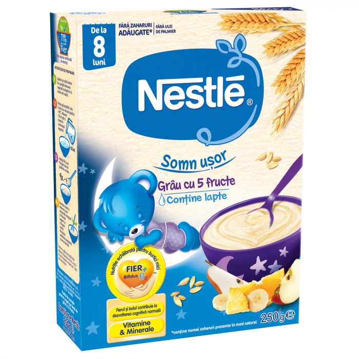 Cereale Nestle Somn Usor Grau si 5 fructe, 250g