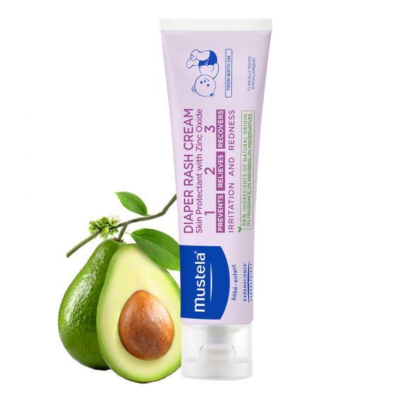 Crema Vitamin barrier 123 Mustela, pentru schimbatul scutecului, 50 ml