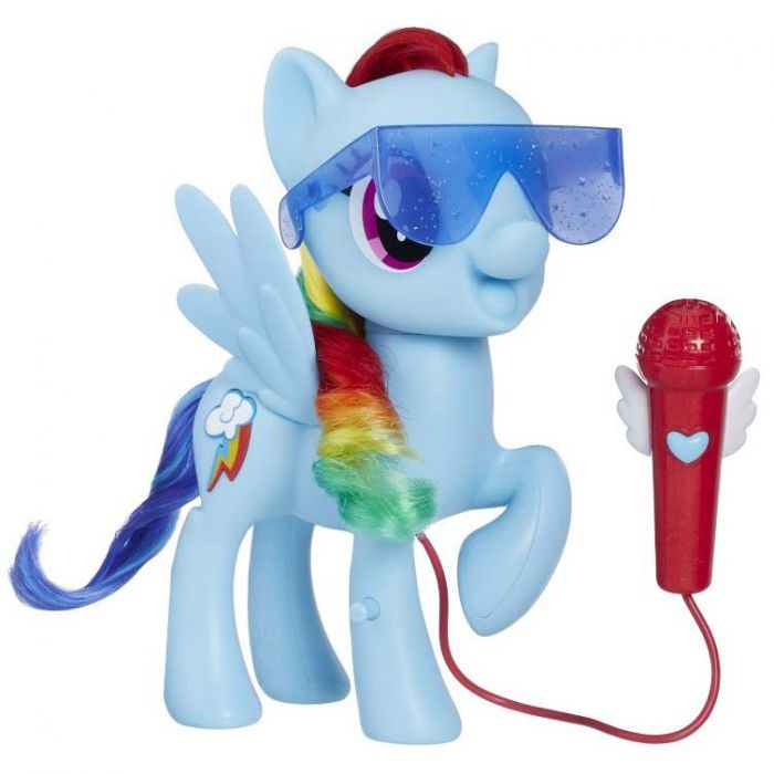 Figurina Rainbow Dash cu microfon si sunete 22 cm My little Pony