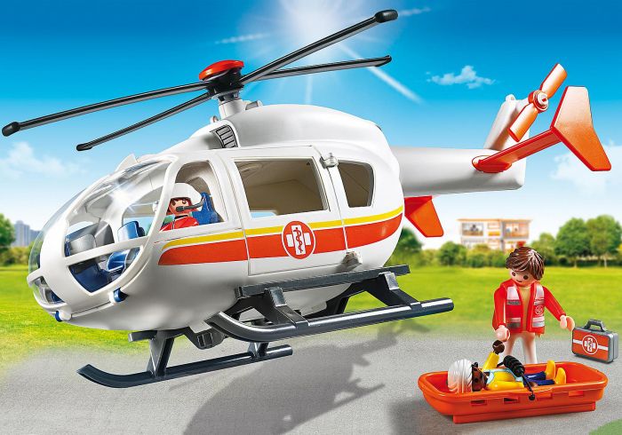 Elicopter Medical De Urgenta Playmobil, 4 ani+