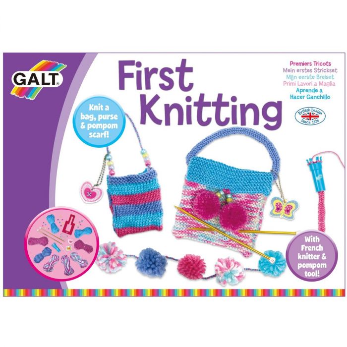 Primul meu set de tricotat Galt, 6 ani+