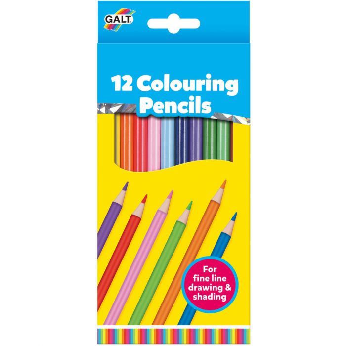 Set creioane de colorat Galt, 12 buc, 4 ani+