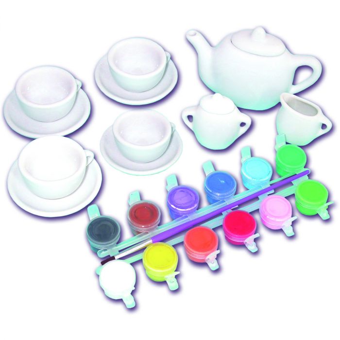 Set ceramica: Picteaza un set de ceai Galt, 5 ani+