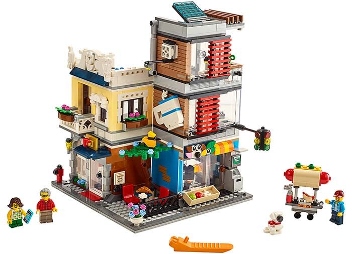 LEGO Creator Magazin de animale si cafenea 31097
