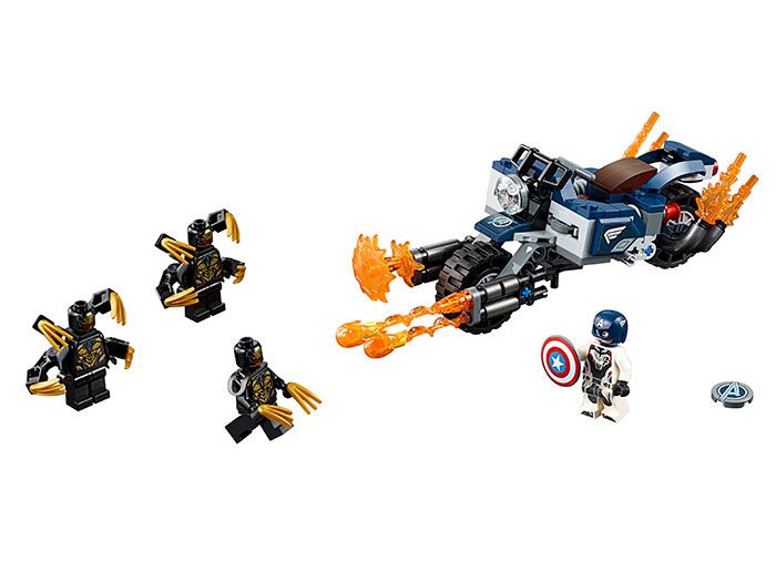LEGO Super Heroes Captain America Atacul Outriderilor 76123