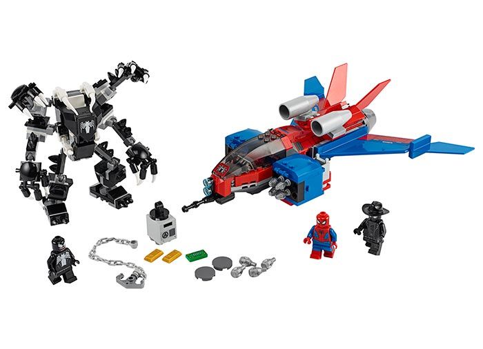 LEGO Marvel Super Heroes Spiderjet contra Robotul Venom 76150