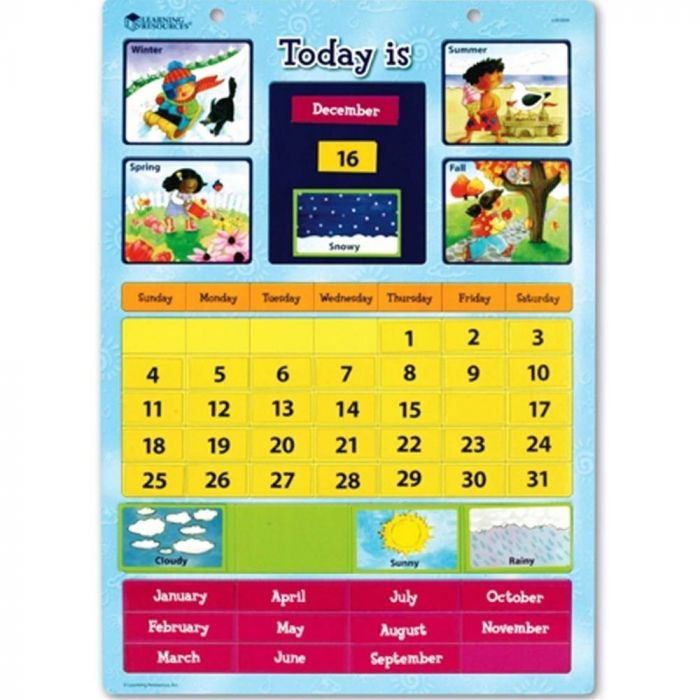 Calendar educativ magnetic Learning Resources, 5 ani+