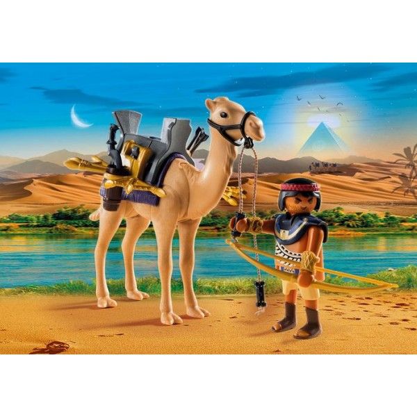 Razboinic egiptean cu camila, Playmobil, 6 ani+