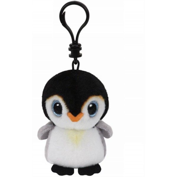 Plus Breloc Boos, Pinguin Pongo TY, 8.5 cm, 3 ani+