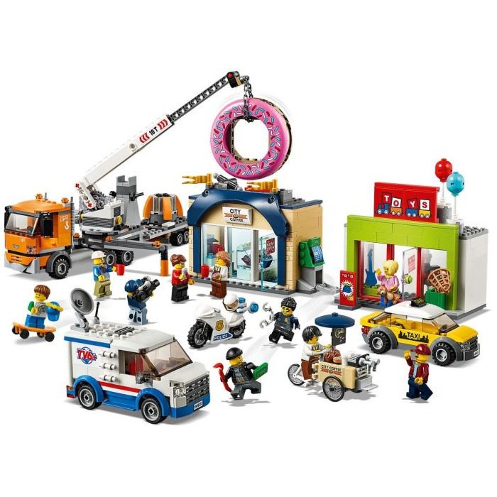 LEGO City Deschiderea magazinului de gogosi 60233, 6 ani+