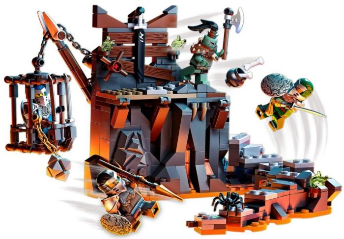 LEGO Ninjago Calatorie prin temnitele Craniu 71717, 7 ani+