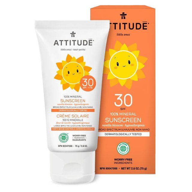 Lotiune protectie solara SPF 30 Attitude, aroma vanilie, 75 gr