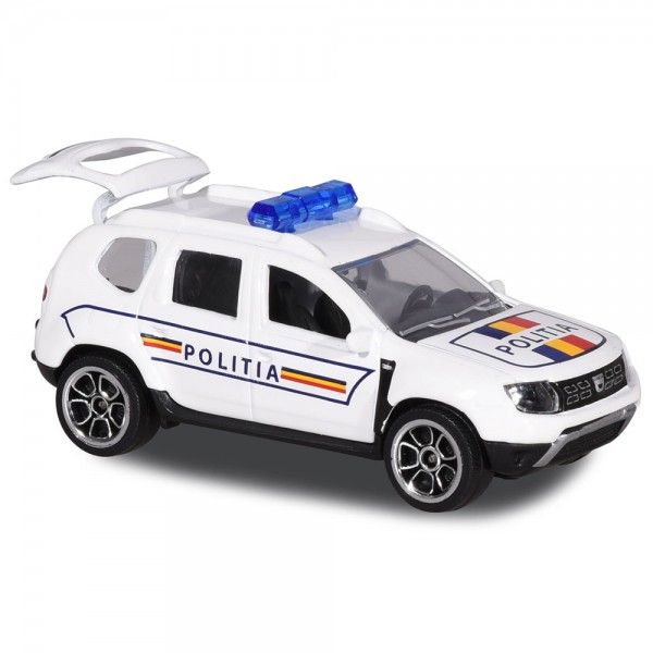 Masina de politie Dacia Duster Majorette, 36 luni+