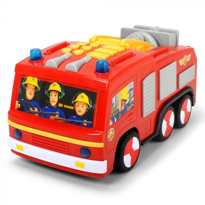 Masina de pompieri Fireman Sam Super Tech Jupiter Dickie Toys, 3 ani+