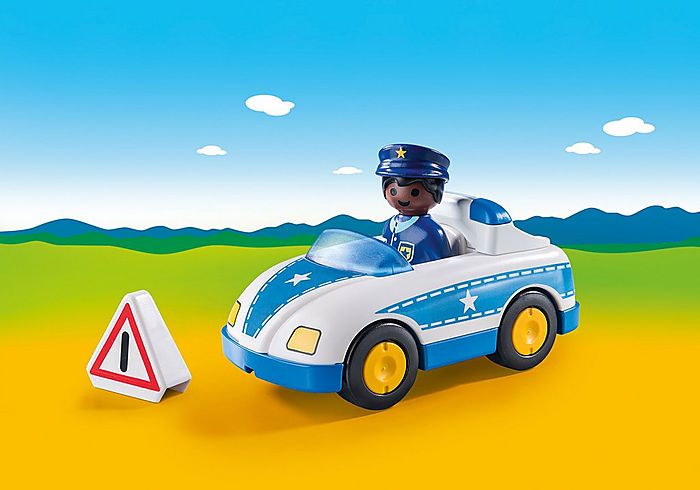 Masina de politie 1.2.3 Playmobil, 18 luni+