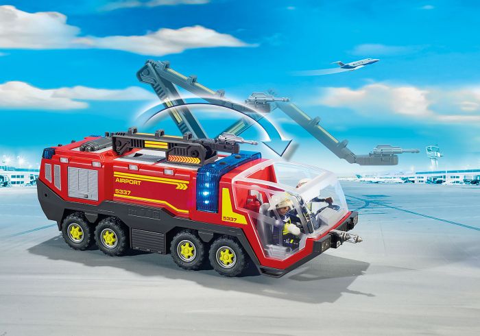 Masina de pompieri a aeroportului, Playmobil, 4 ani+