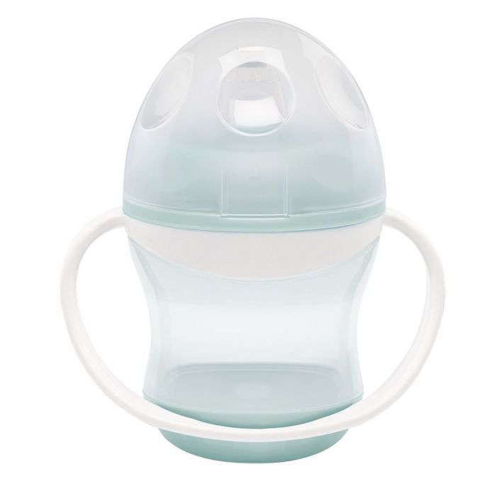 Cana anti-curgere Thermobaby Celadon green, 180 ml, 6 luni+, Verde
