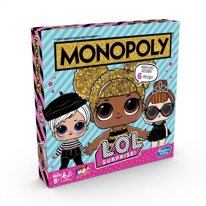 Monopoly LOL Original Hasbro, 8 ani+