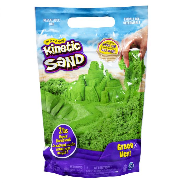 Nisip Kinetic Sand, 900 gr, Verde
