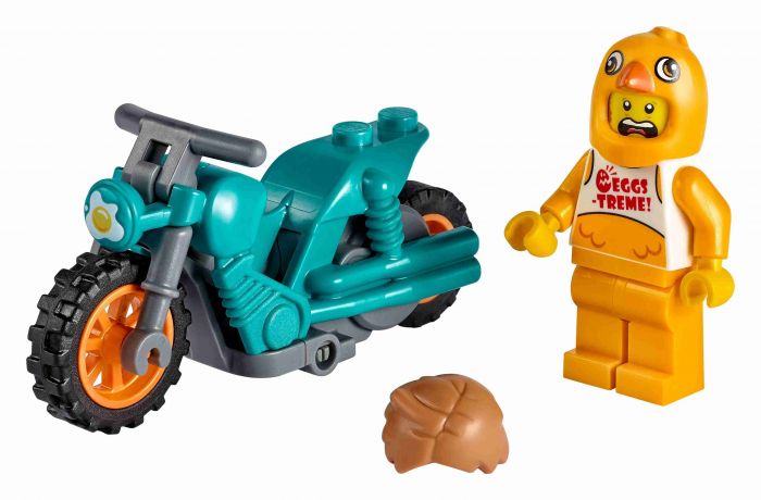 60310 - Motocicleta de cascadorii Gaina LEGO City
