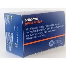 Orthomol Junior C plus, aroma zmeura si lamaie, orodispersabile, 4 ani+