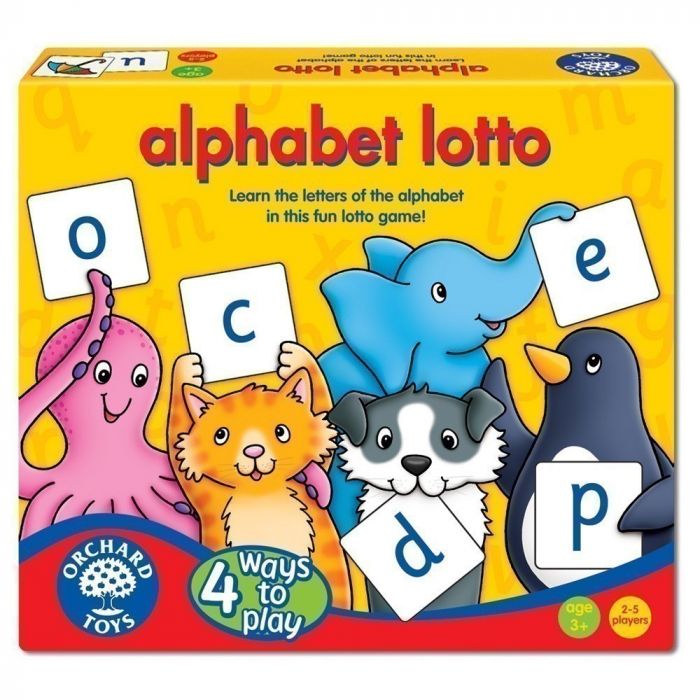 Joc educativ Alphabet Lotto Orchard, in limba engleza, 36 luni+