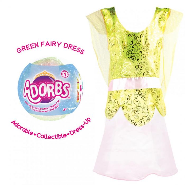 Costum Adorbs Tomy Green Fairy, 3 ani+, Verde