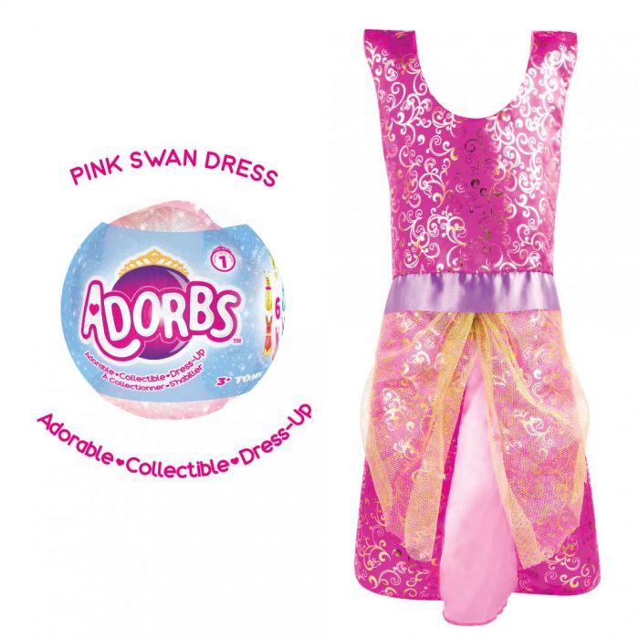 Costum Adorbs Tomy Pink Swan, 3 ani+, Roz