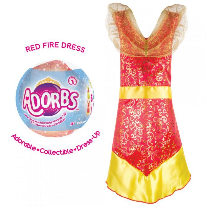 Costum Adorbs Tomy Red Fire, 3 ani+, Rosu