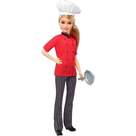 Papusa Barbie Cariere Chef In Bucatarie, 3 ani+