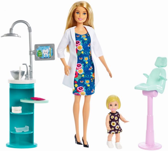 Papusa Barbie Cariere La Stomatolog, 3 ani+