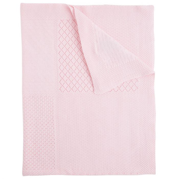 Paturica tricotata bebe Mayoral, roz, 0 luni+