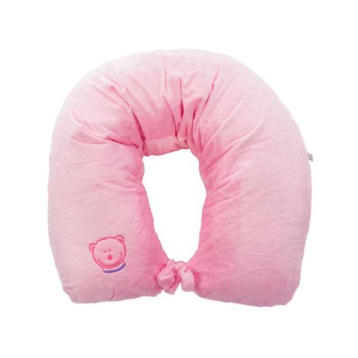 Perna gravida 3 in 1 Mis Mat Fiki Miki, cu husa blanita, 165 cm, roz
