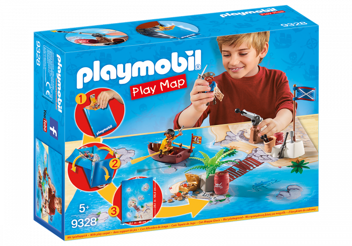 Plansa de joaca - Aventura piratilor Playmobil, 5 ani+