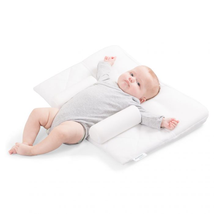 pozitionator perna inclinat bebe confort siguranta somn previne plagiocefalie pozitionala spuma memorie poliester