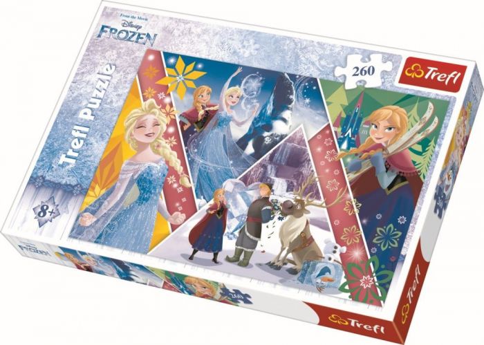 Puzzle  Frozen Amintiri magice Trefl, 260 piese, 8 ani+
