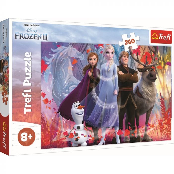 Puzzle In cautarea aventurilor Frozen 2 Trefl, 260 piese, 8 ani+