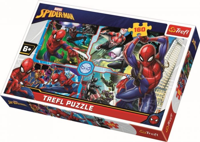 Puzzle Spider-Man salvatorul Trefl, 160 piese, 6 ani+