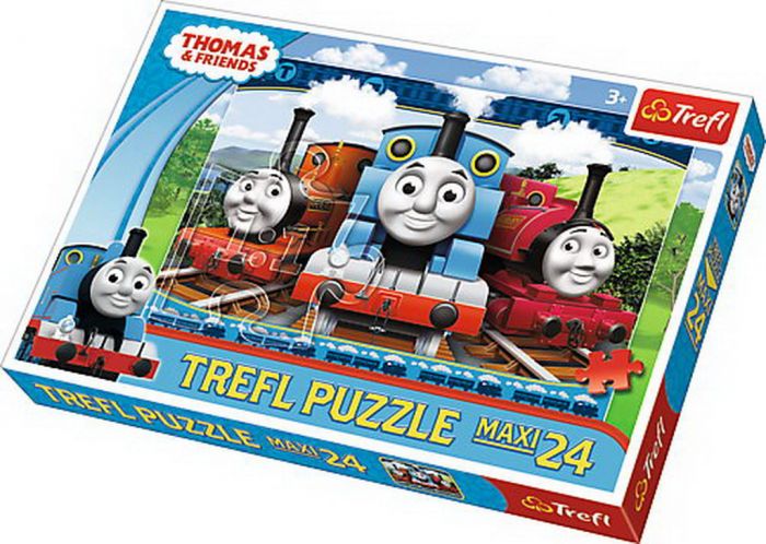 Puzzle Trefl 24 Maxi Locomotive Fericite Thomas