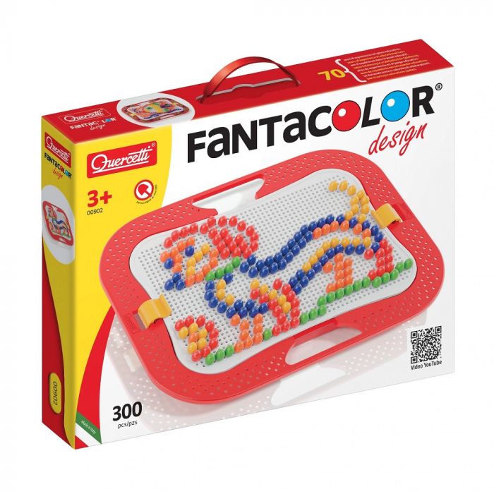 Joc educativ Fantacolor Design D10 Quercetti, 3 ani+