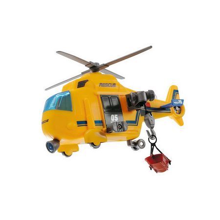 Elicopter de Salvare Dickie Toys, 18 cm, cu sunete si lumini, 3 ani+