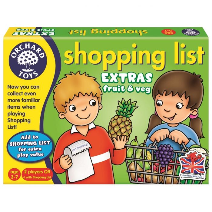Joc educativ Shopping List Fruit & Veg Orchard, in limba engleza, 36 luni+