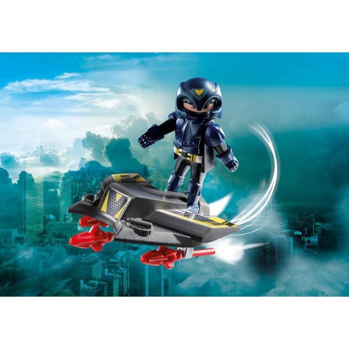 Cavaler cu jet sky zburator, Playmobil, 4 ani+