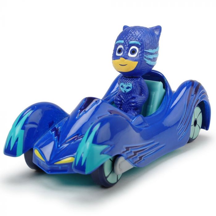 Masina Eroi in Pijama Cat-Car Dickie Toys, cu figurina, 3 ani+