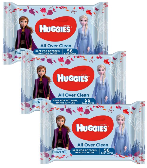 Servetele umede Huggies Disney, 3 pachete, 168 buc