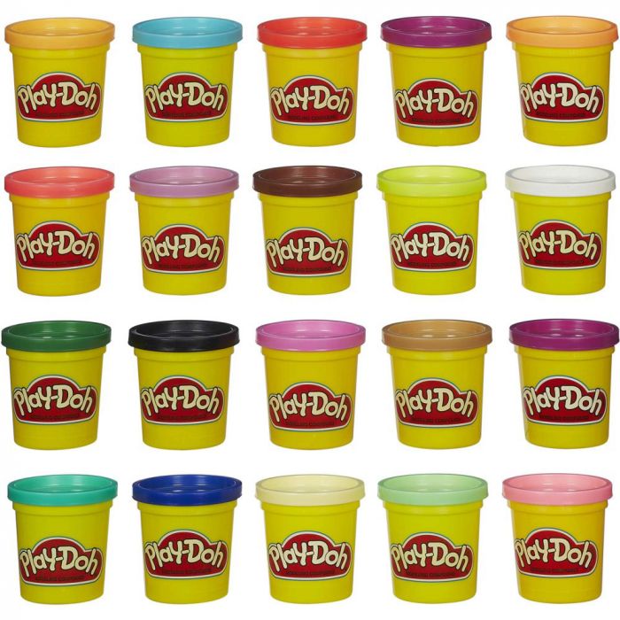 Pachet Culorile curcubeului 20 cutii Play-Doh PK-HSA7924

 