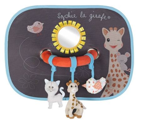 Set parasolare cu jucarii Girafa Sophie Vulli, 2 buc, 0 luni+