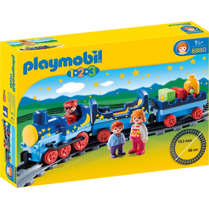 Set figurine si trenulet Playmobil 1.2.3
