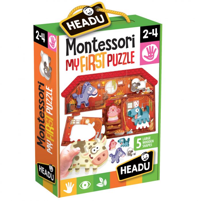 Set Montessori Primul meu puzzle ferma Headu ARA-HE20140

